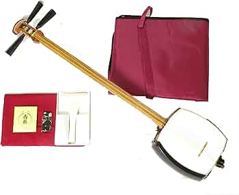 Amazon.co.jp: TOA津軽三味線スタートキット アフリカ花梨+人工皮+東