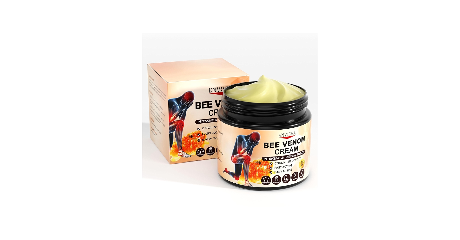 Amazon.com : ENVISHA Bee Venom Joint Cream, Bee Venom Joint and