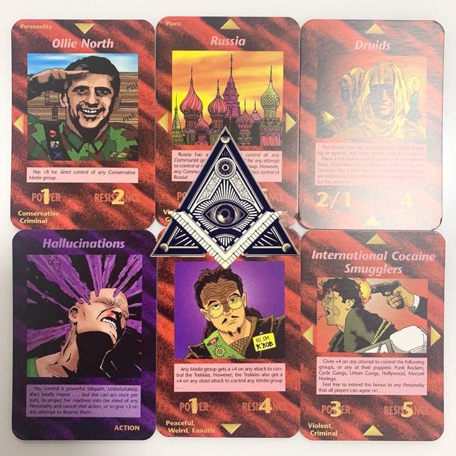 Amazon.co.jp: フリーメイソンカード幻覚＋5枚イルミナティカード未来