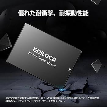 Amazon | EDILOCA ES106 SSD 4TB 2.5インチ 7mm SATA3 6Gb/s 3D NAND