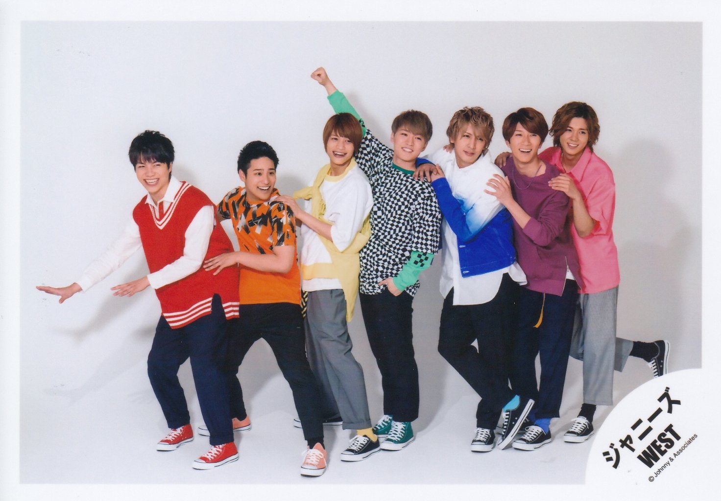Amazon.co.jp: ジャニーズWEST 公式生写真 （集合写真）WA00144 : Toys
