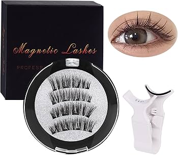 Amazon | マグネット式まつげ つけまつ毛 まつげ 磁石まつ毛 束感