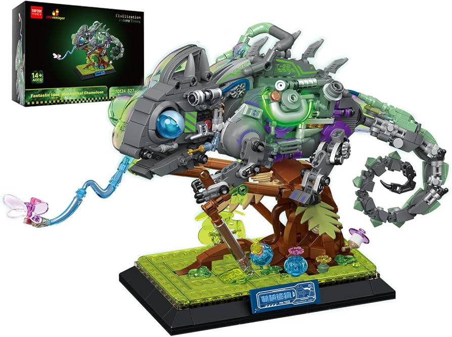 Amazon.co.jp: JMBricklayer 大人用 組み立てセット ネオンボディ 機械