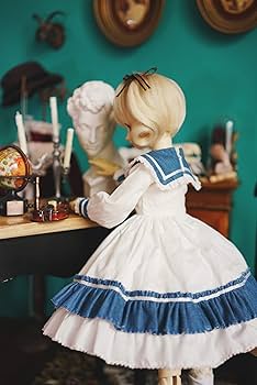 Amazon.co.jp: 1/3 1/4 1/6ドール用Bjd 球体関節人形 セーラー服