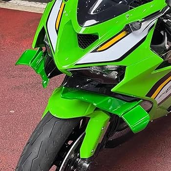 Amazon | FOR ZX-6R ZX636 2024 用オートバイフロントウィング