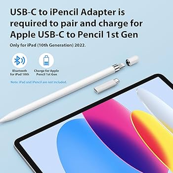 Amazon.com: USB-C to Pencil Adapter for Apple Pencil 1st Gen USB-C