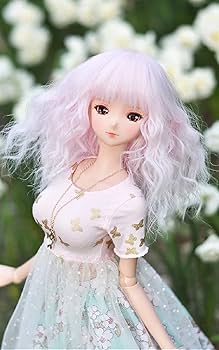 Amazon | Zazou Dolls カスタムドールウィッグ 1/3 BJD人形用 スマート