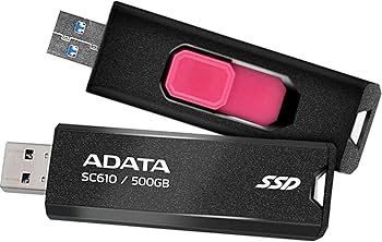 Amazon.com: ADATA SSD External 500GB SC610 Read Speed 550MB/s USB