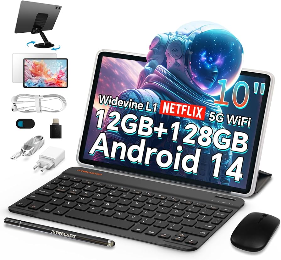 Amazon.com : TECLAST Android Tablet with Keyboard, 10 inch Android