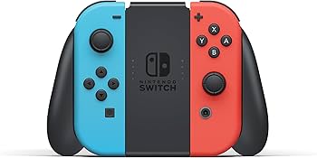 Amazon.com: Nintendo Switch with Neon Blue and Neon Red Joy-Con