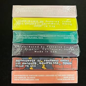 Amazon.co.jp: Fontaine 6デックセット トランプ レアデック : おもちゃ