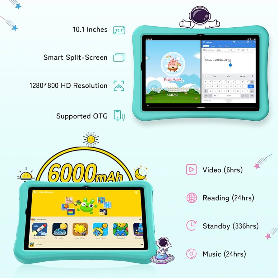 Amazon.co.jp: UMIDIGI G2 Tab Kids 10.1インチ キッズタブレット 8GB