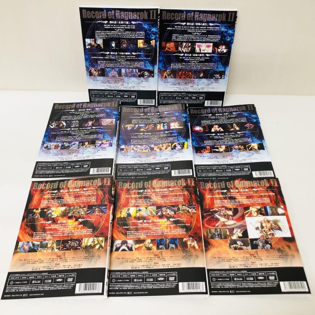 Amazon.co.jp: 終末のワルキューレⅡ 全巻セット DVD レンタル落ち 2期