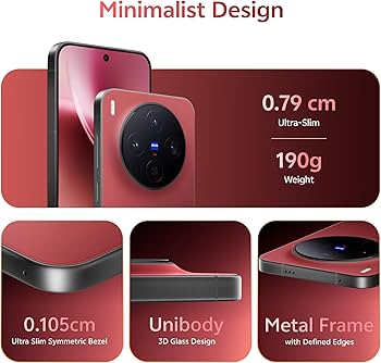 vivo X300 5G (Summit Red, 12GB RAM, 512GB Storage) with No Cost