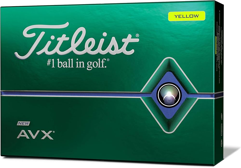 Amazon.co.jp: TITLEIST(タイトリスト) ゴルフボール AVX イエロー 1