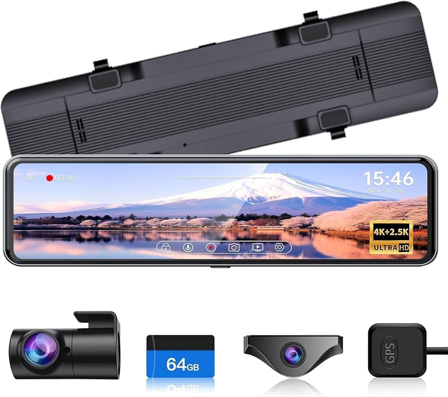 Amazon.co.jp: Changer ドライブレコーダー ミラー型 分離 【4K+2.5