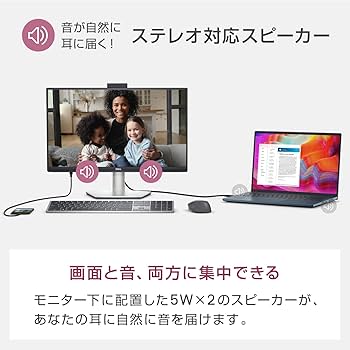 Amazon.co.jp: Dell S2422HZ 23.8インチ ビデオ会議 モニター