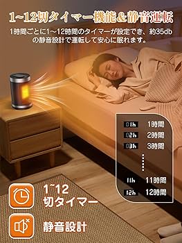 Amazon | 【2024年新登場】セラミックヒーター 電気ヒーター