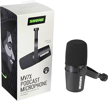 Amazon.co.jp: SHURE シュア MV7X ポッドキャストマイクロホン MV7X-J