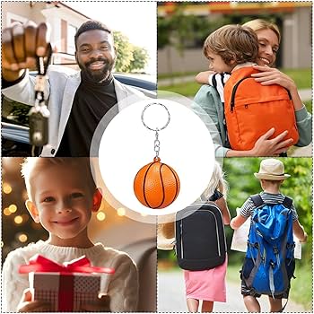 Amazon.co.jp: [TOWOTO] バスケットボール キーチェーン バスケ