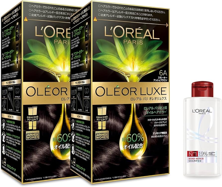 Amazon | L'Oreal Paris(ロレアルパリ) ヘアカラー オレオリュクス 6A