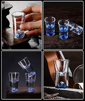 Amazon | GOWTHHRT ショットグラス クリアショットグラス 12個セット