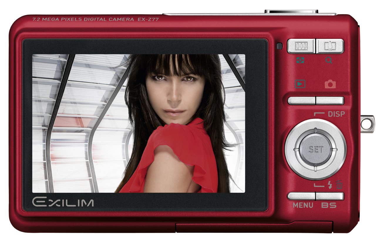 Amazon | CASIO デジタルカメラ EXILIM (エクシリム) ZOOM レッド EX