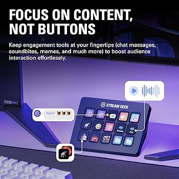Amazon.com: Elgato Stream Deck MK.2 – Studio Controller, 15 macro