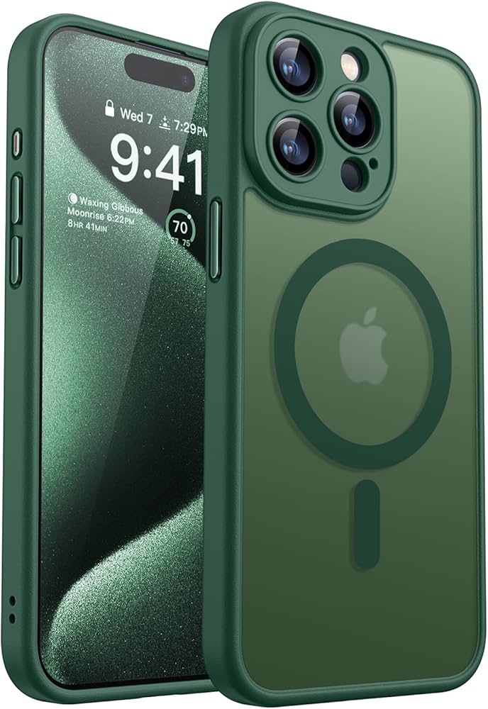 Amazon.com: CANSHN Magnetic Compatible with iPhone 15 Pro Max Case
