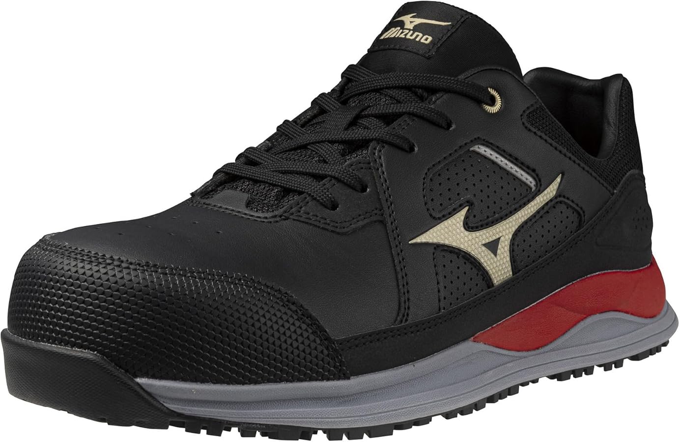 Amazon | ミズノ 安全靴 オールマイティ HWII11L 紐 ローカット