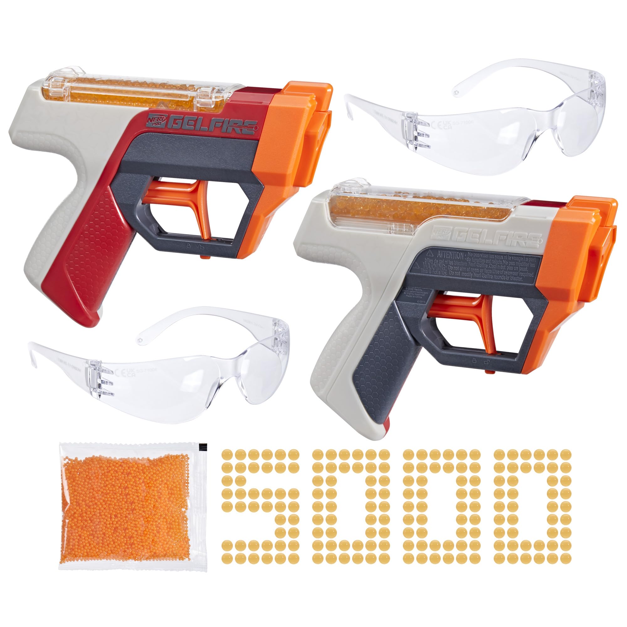 Amazon.co.jp: Nerf Pro Gelfire デュアルワイルド パック ブラスター2