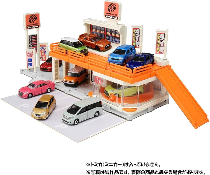 Amazon.co.jp: Tomica Town Build City Autobacs Tomica Playset