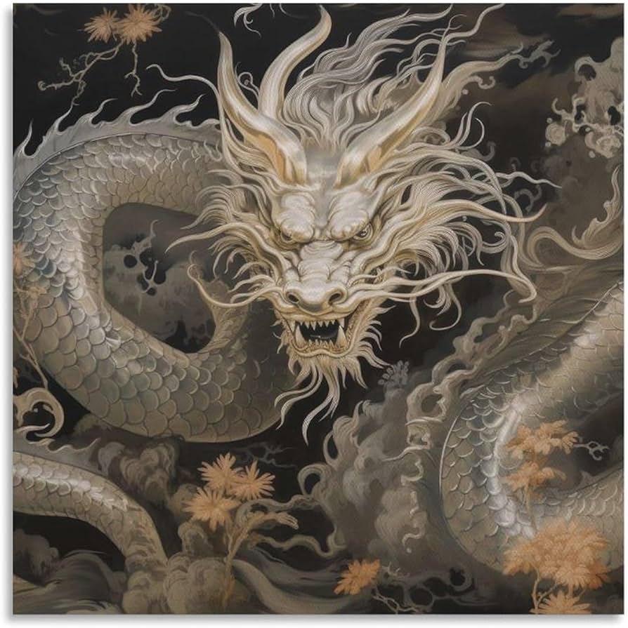 Amazon.co.jp: 金運 龍 ドラゴン ゴールド 竜 風水 魔除け 竜神