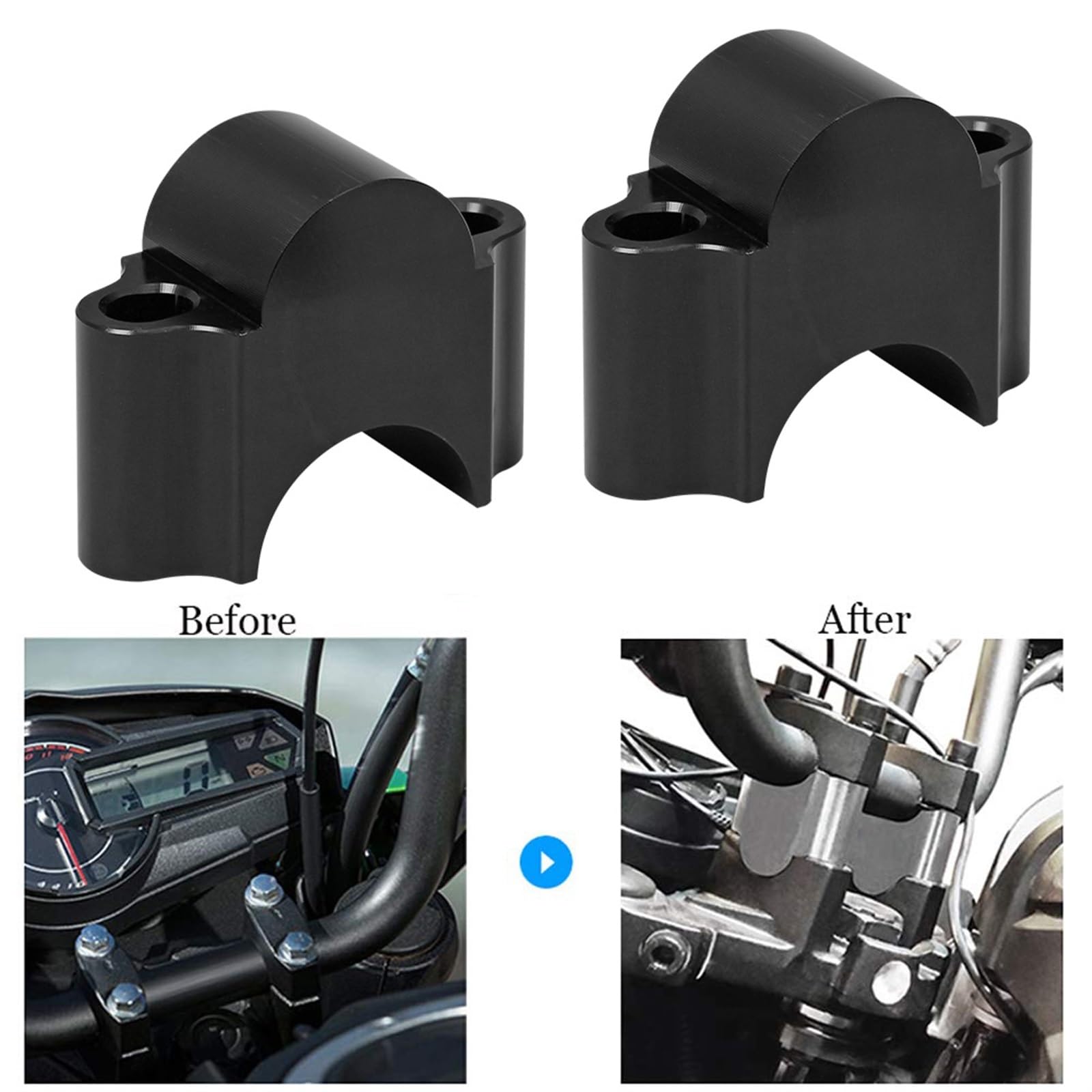 Stuurverhoger Voor Kawasaki Voor Z800 (22mm 28mm) Motorfiets Stuur