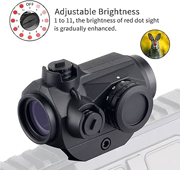 Amazon.co.jp: FOCUHUNTER レッド ドットサイト 2MOA ダットサイト