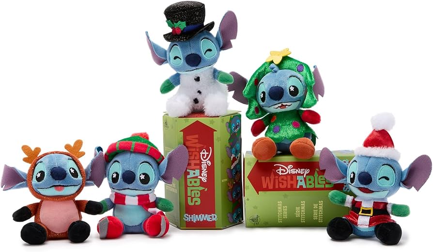 Amazon.com: Disney Store Official Stitch Wishables Shimmer Series