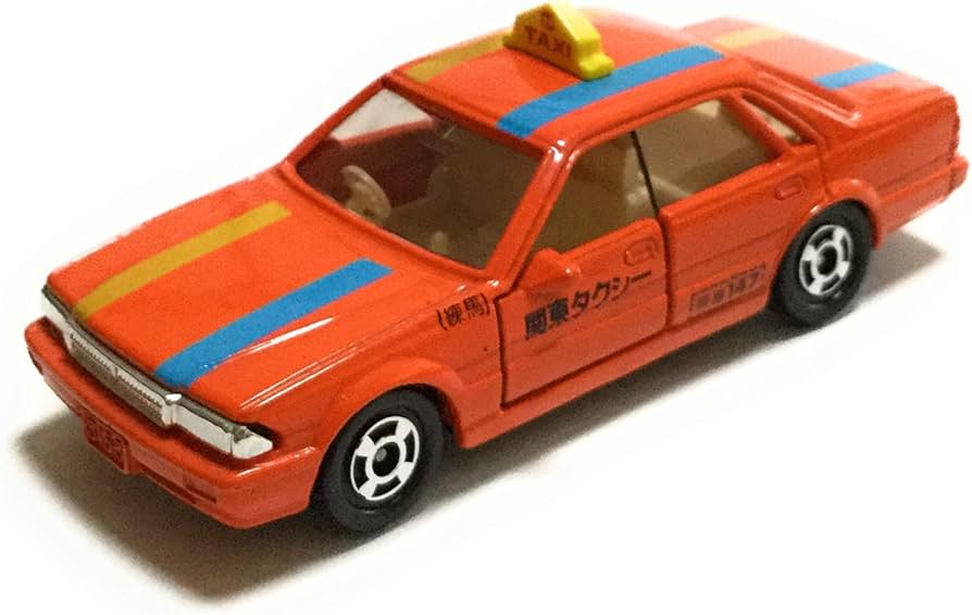 Amazon | トミカ 赤箱 8 日産 セドリック タクシー 関東タクシー SCALE