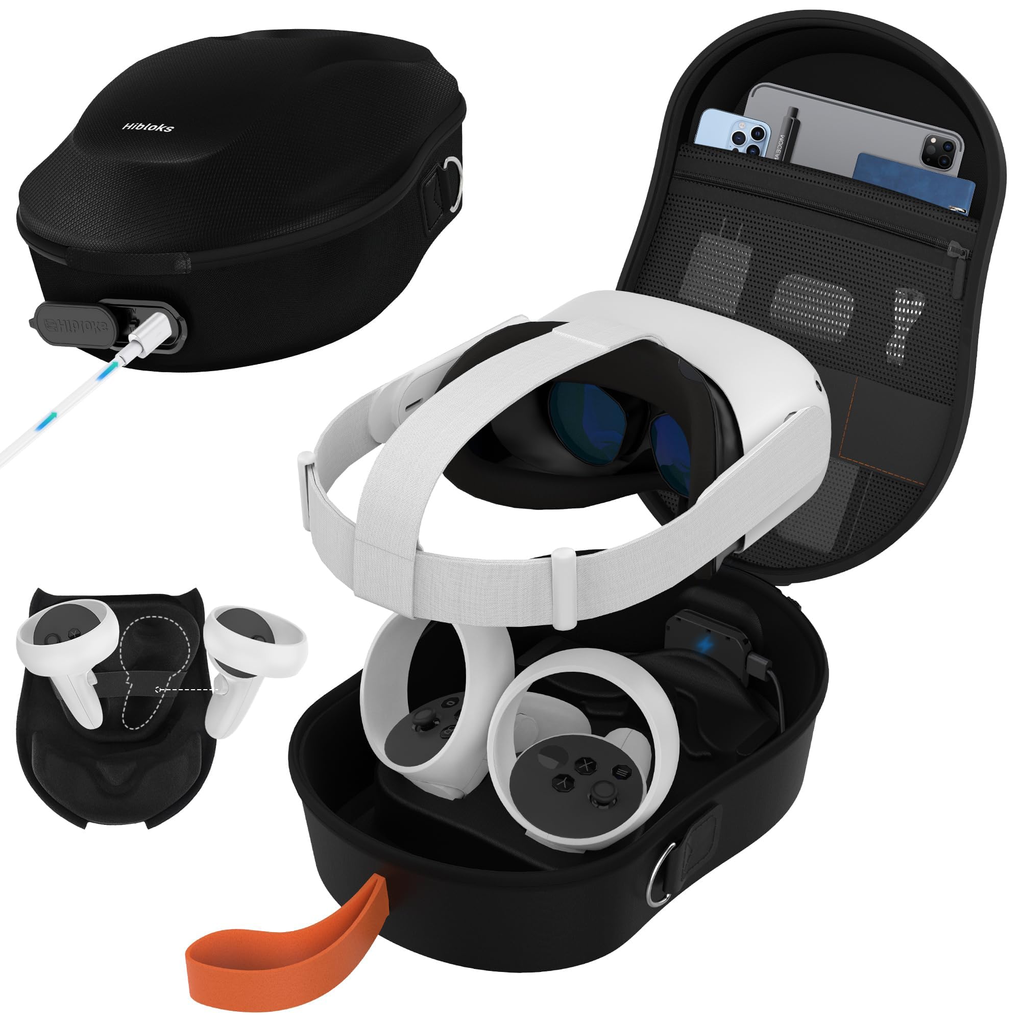 Amazon.com: HiBloks Carrying Case with Magnetic Charging for Meta