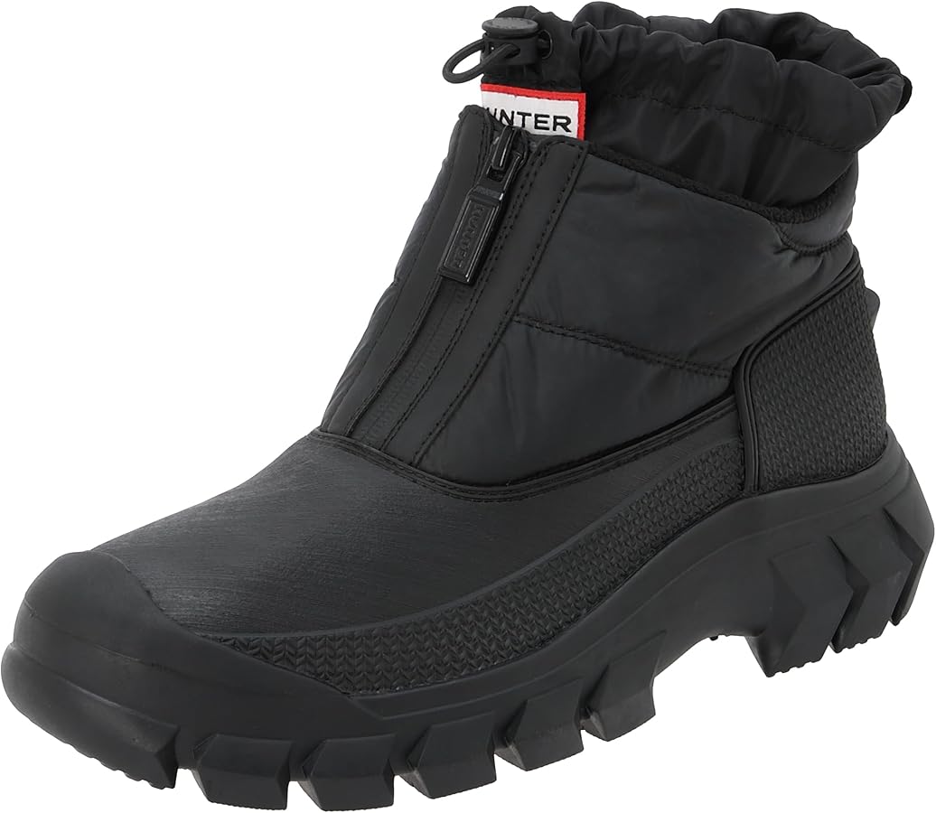Amazon | [ハンター] スノーブーツ MENS INTREPID ANKLE ZIP SNOW BOOT