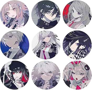 Amazon.co.jp: 赤松楓 缶バッジ ダンガンロンパ 非公式 霧切響子 七海