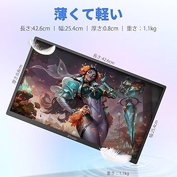 Amazon.co.jp: モバイルモニター 18.5 インチ FHD 1080P モバイル