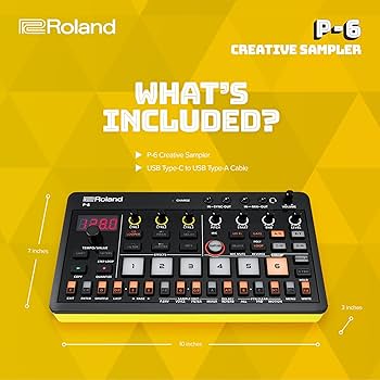 Roland AIRA Compact P-6 Creative Sampler | Granular Sound Design