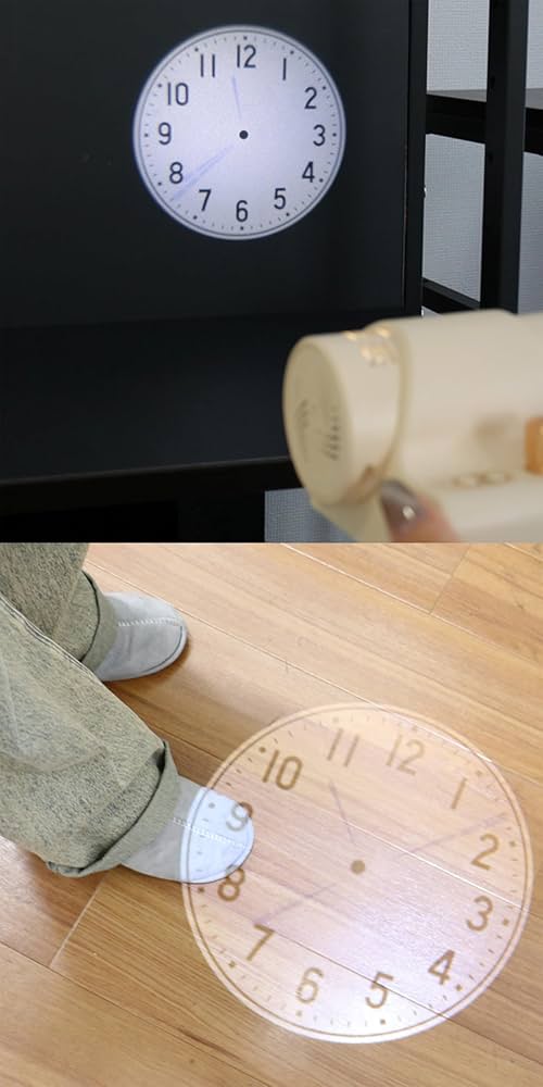 Amazon.co.jp: RELAX プロジェクター クロック Projector Clock 時計