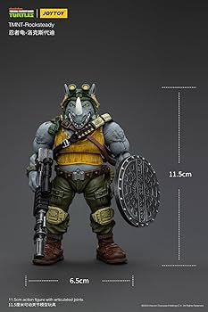 Amazon.co.jp: JOYTOY TMNT ミュータント タートルズ ロックステディ 1