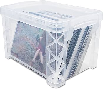 Amazon.com: Advantus 40307 Super Stacker Storage Boxes, Hold 400 3
