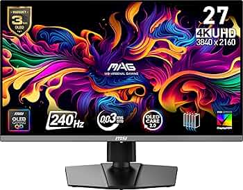 Amazon.com: msi MAG 272UP QD-OLED X24 26.5-inch 3840 x 2160 (UHD