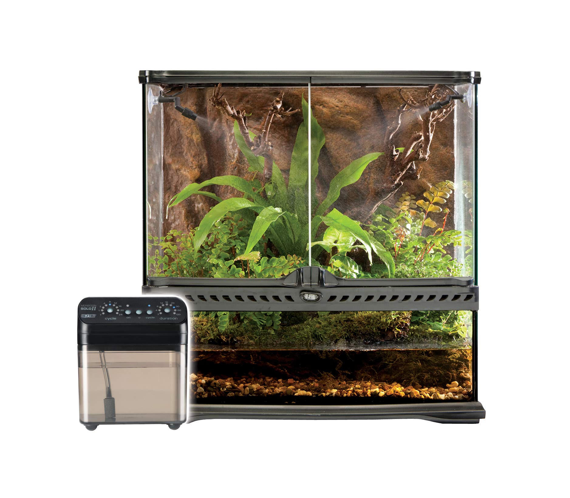 Amazon | Exo Terra Monsoon Solo II 爬虫類テラリウム用プログラム
