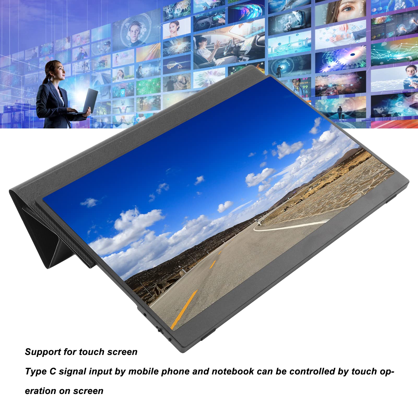 Amazon.co.jp: モバイルモニター 17.3 インチ 1080P FHD IPS モバイル