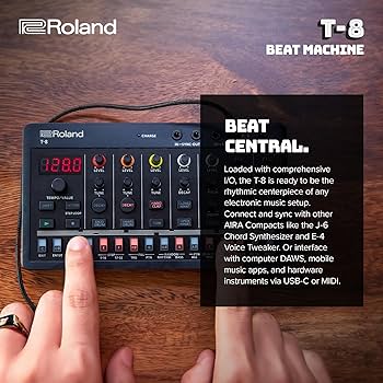Amazon.com: Roland AIRA Compact T-8 BEAT MACHINE | Ultra-Portable