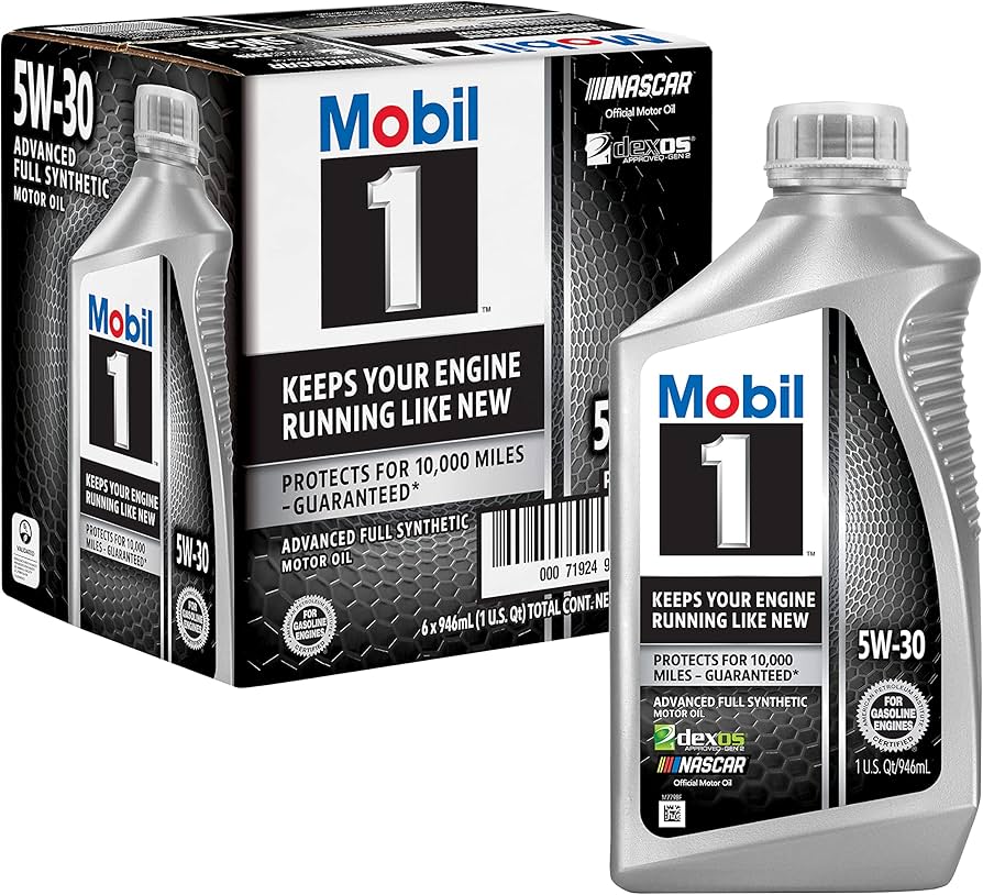 Amazon | Mobil 1 Advanced 完全合成モーターオイル 5W-30、1クォート6